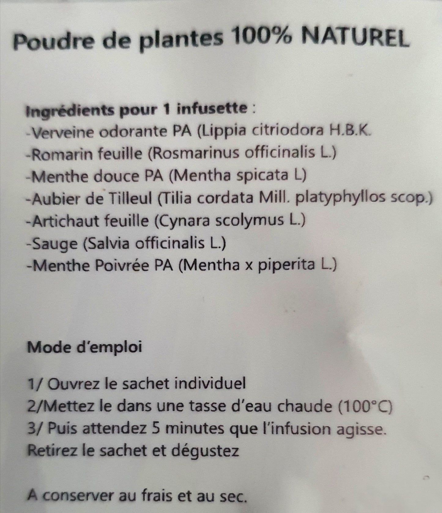 Thé boost minceur (15 jours)