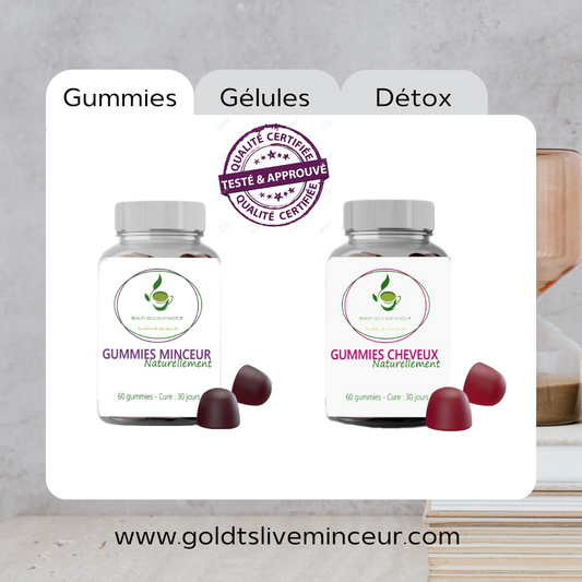 Pack gummies minceur & cheveux